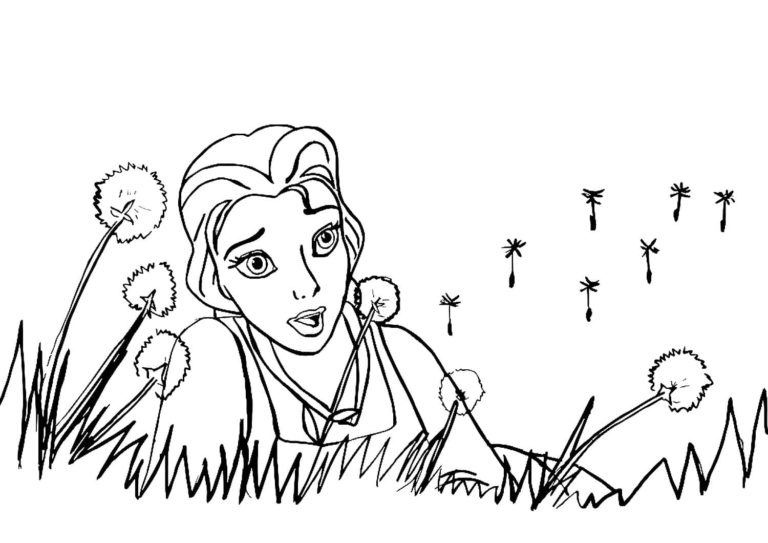 Coloriages La Belle et la Bête. Coloriages gratuits à imprimer