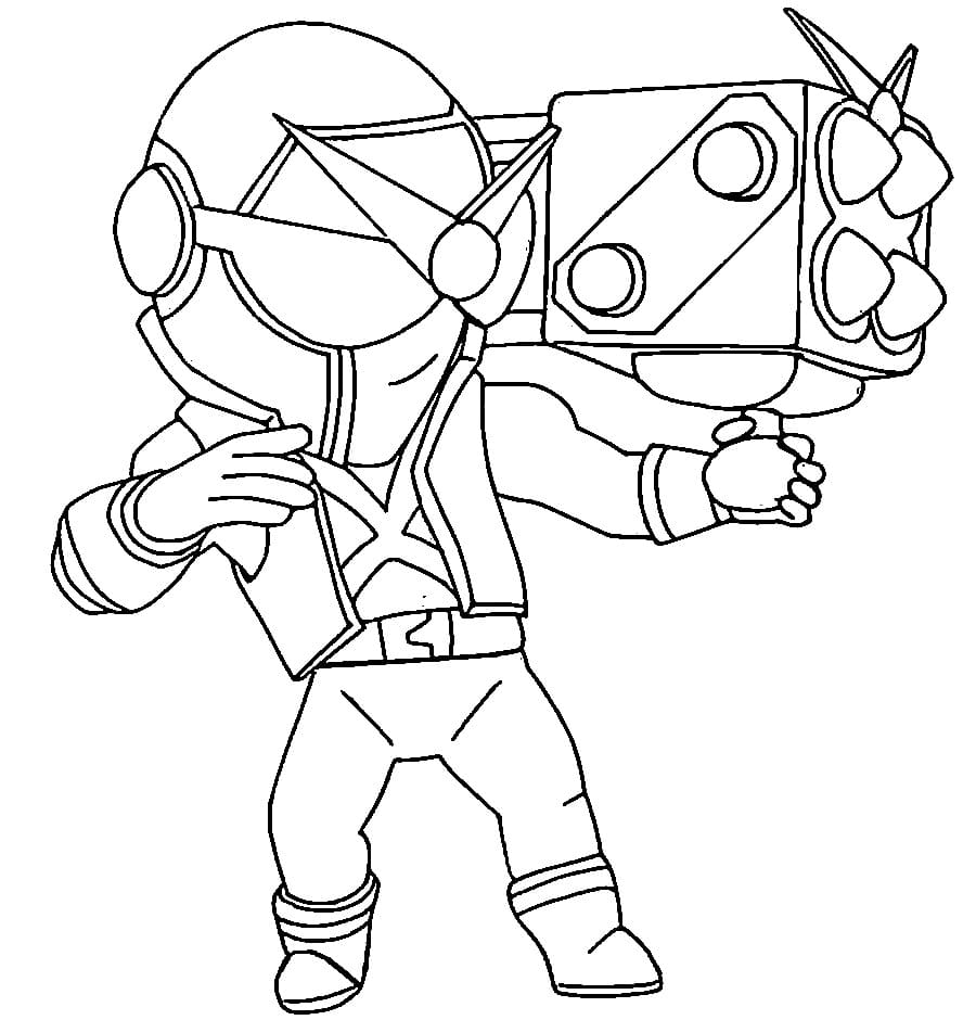 Dibujos Para Colorear Brawl Stars Imprime 350 Nuevas Imagenes - brawl stars para colorear darryl nuevo