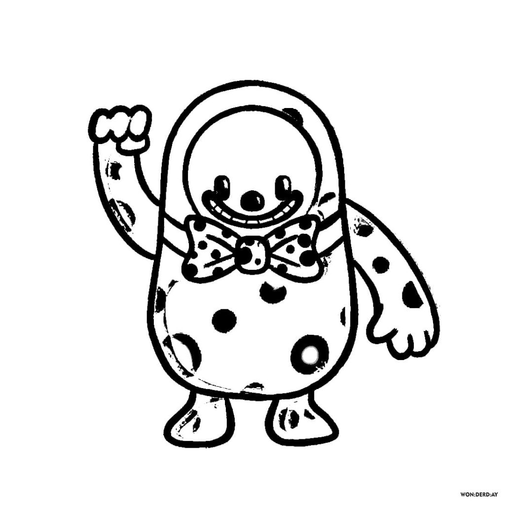 Fall Guys Coloring Pages. Print for Free