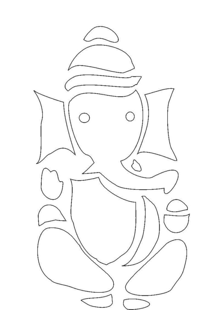 Ganesha Coloring Pages. Print for Free