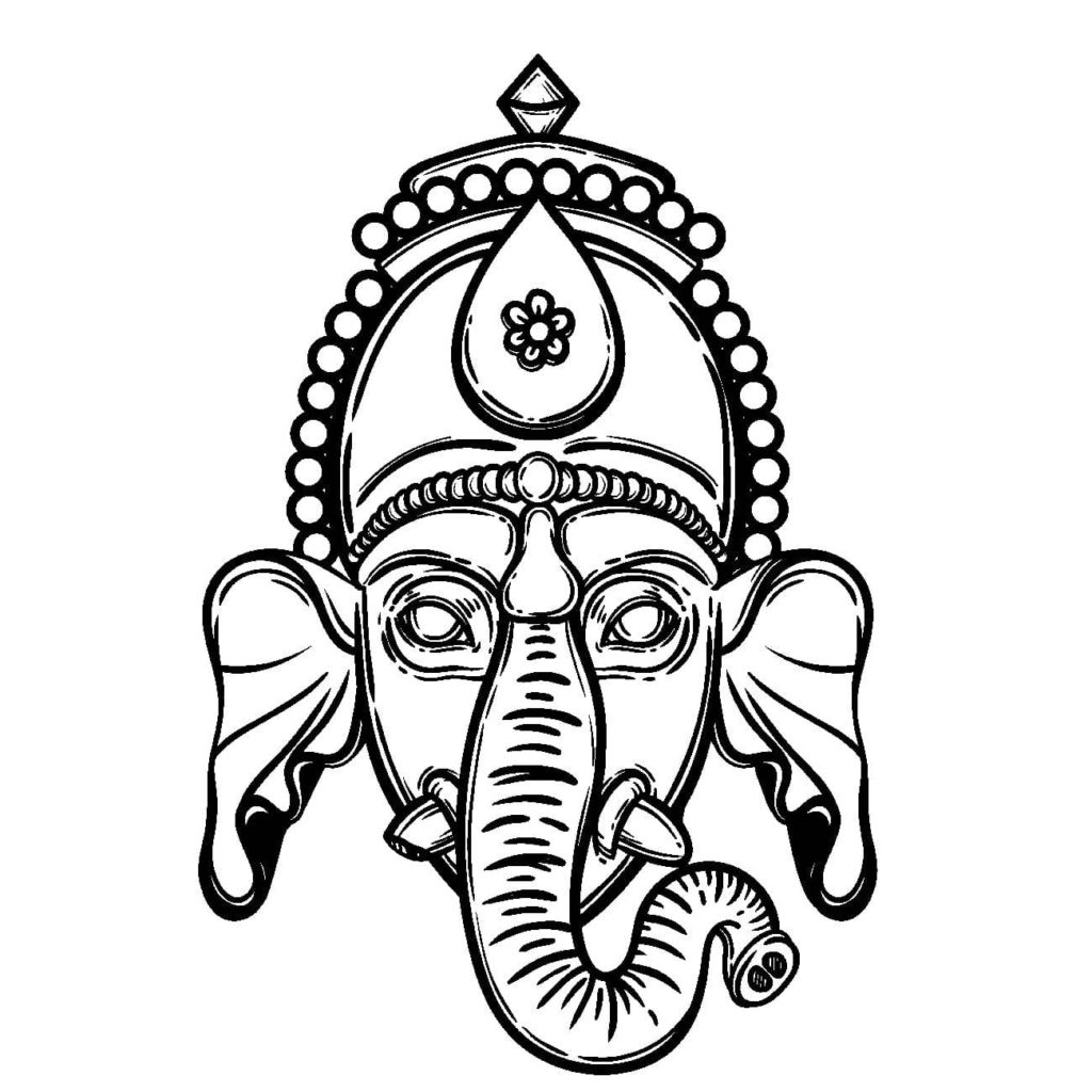 Ganesha Coloring Pages. Print for Free