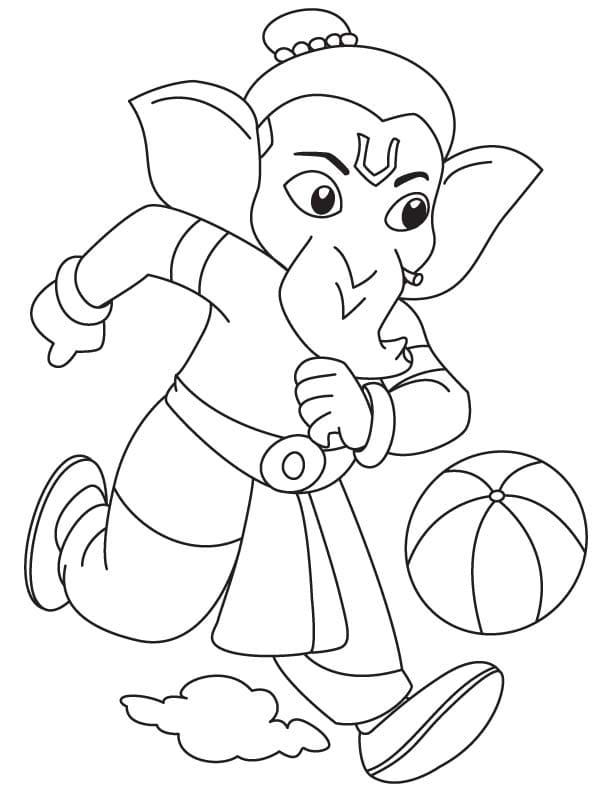 Ganesha Coloring Pages. Print for Free WONDER DAY