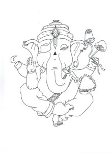 Ganesha Coloring Pages. Print for Free | WONDER DAY — Coloring pages ...