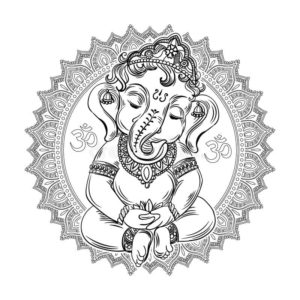 Ganesha Coloring Pages. Print for Free | WONDER DAY — Coloring pages ...