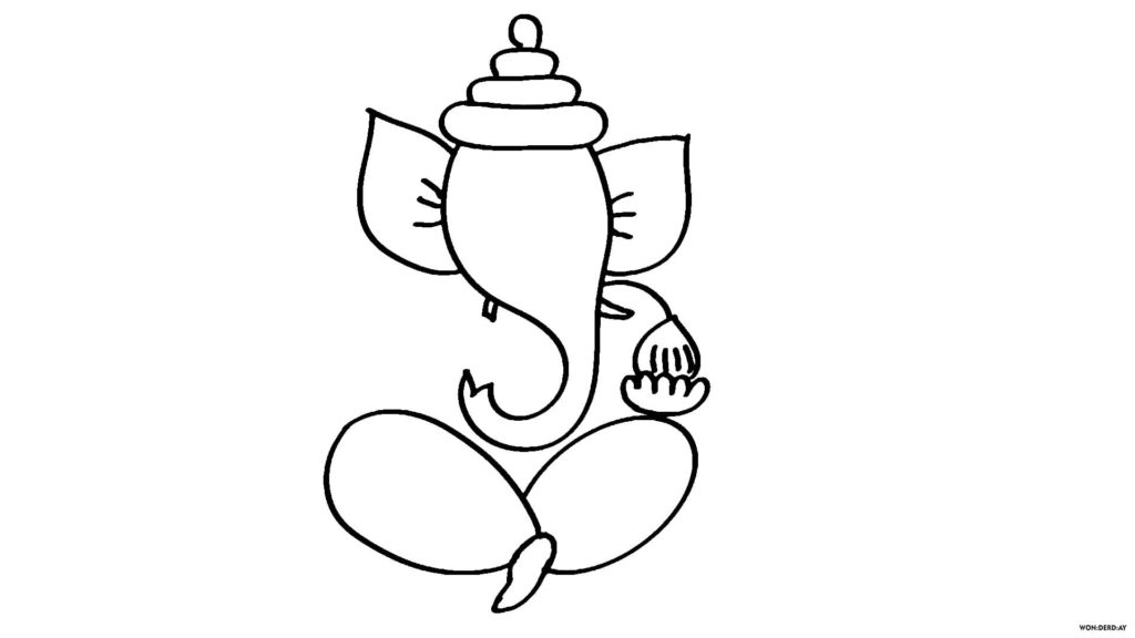 Ganesh drawing Cut Out Stock Images & Pictures - Alamy-saigonsouth.com.vn