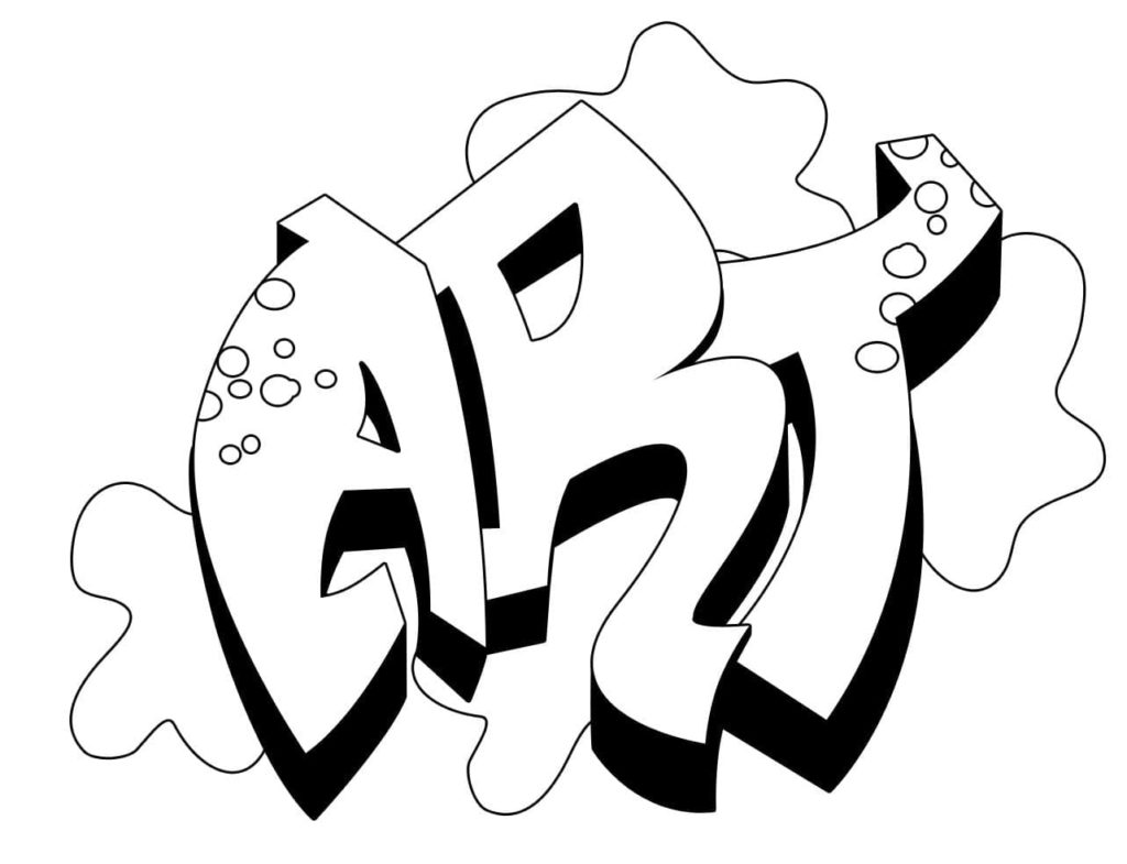 Graffiti Coloring Pages. 20 Best printable Coloring Pages
