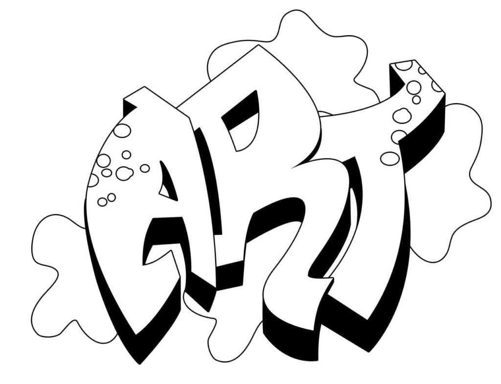 Graffiti Coloring Pages. 80 Best printable Coloring Pages