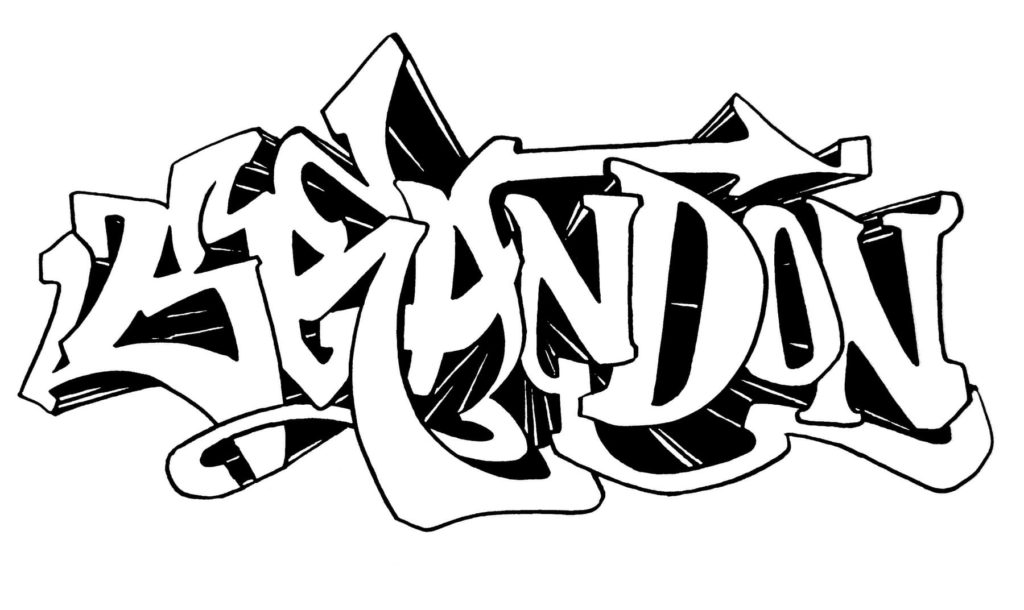 80 Desenhos de Graffiti para Colorir