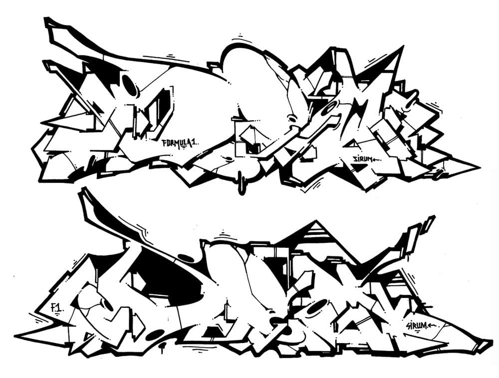 Graffiti Coloring Pages. 80 Best printable Coloring Pages