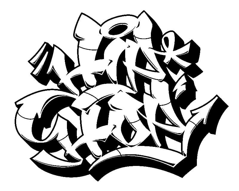 Graffiti Coloring Pages. 80 Best printable Coloring Pages