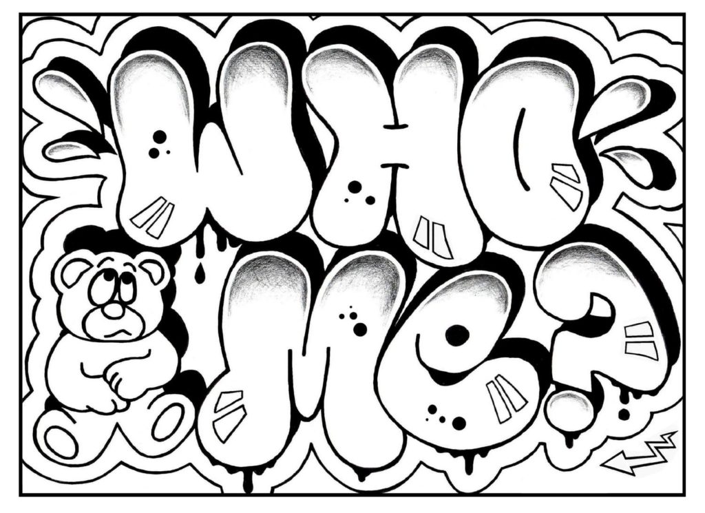 80 Coloriages Graffitis à imprimer