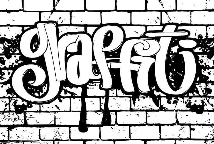 80 Desenhos de Graffiti para Colorir