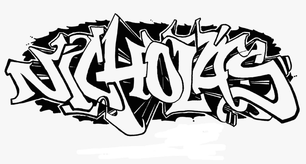 Dibujos de Graffitis para colorear imprimir