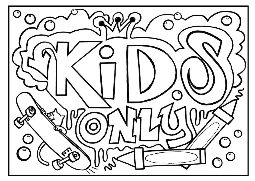 Graffiti Coloring Pages. 80 Best printable Coloring Pages