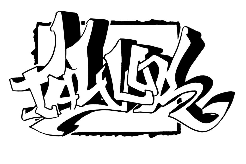 80 Desenhos de Graffiti para Colorir