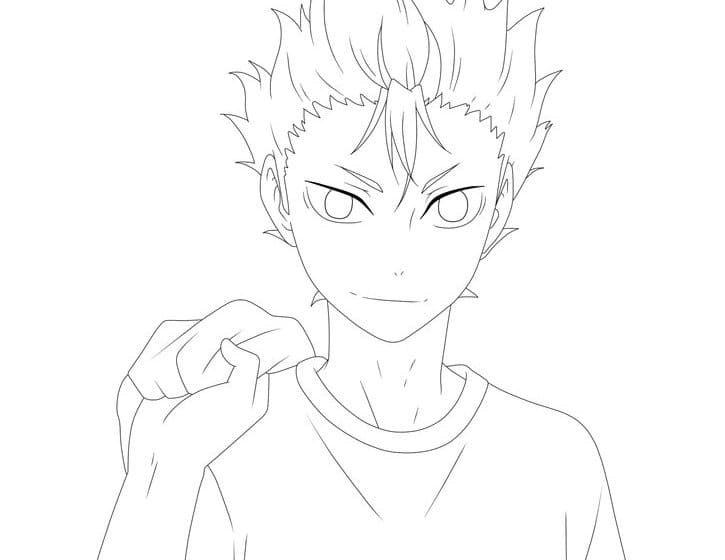 Coloring pages Haikyuu!! Print for free
