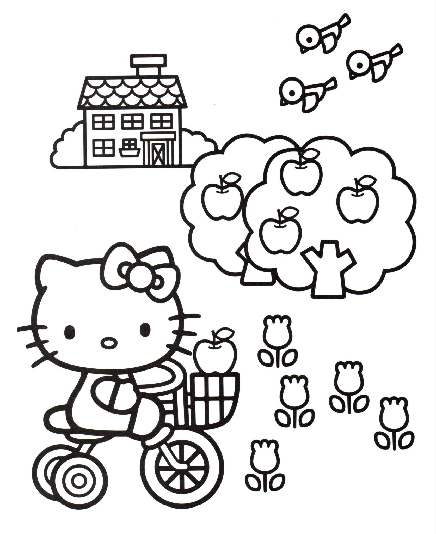 Colorear Dibujos De Hello Kitty