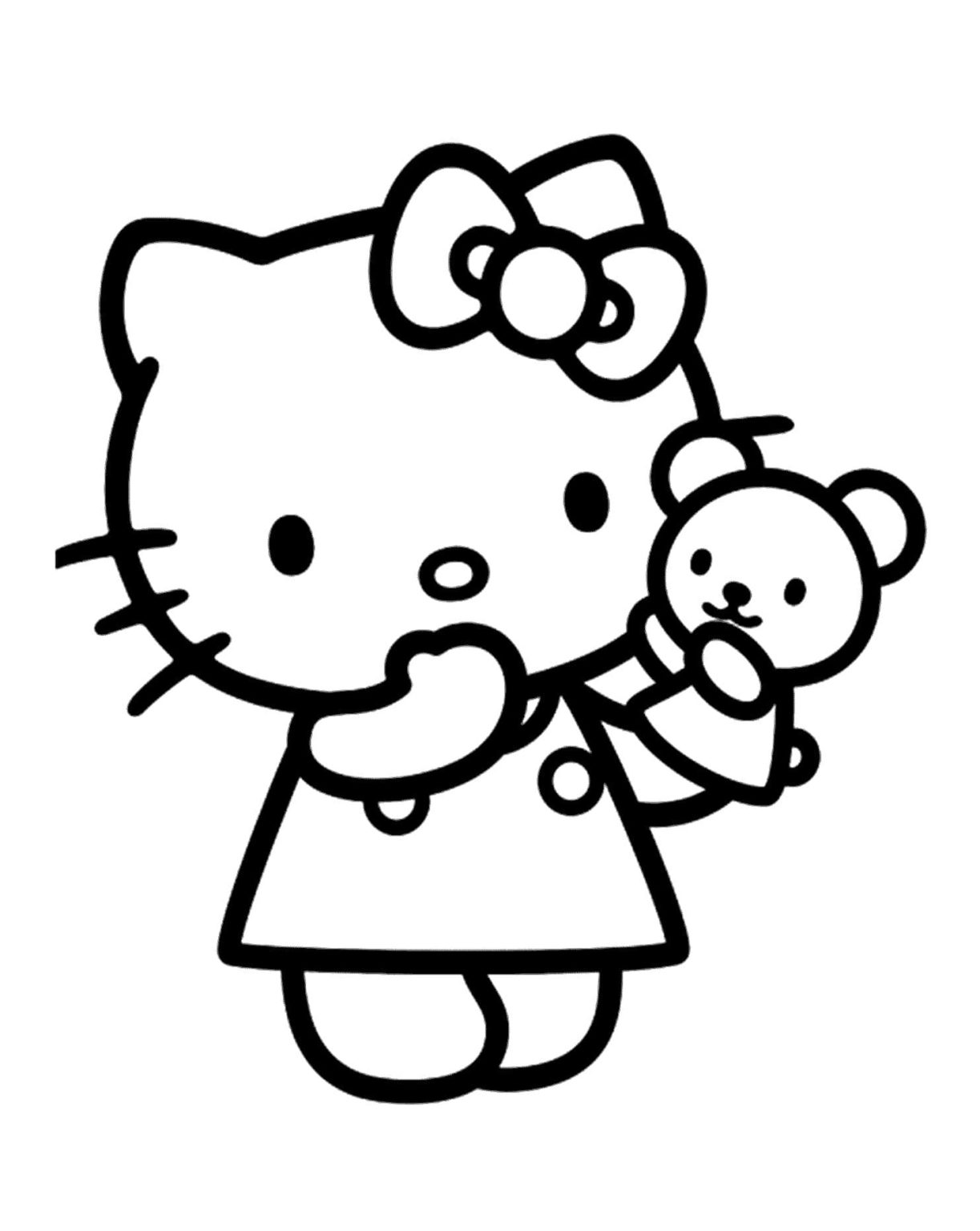 100 Coloring pages Hello Kitty For Print | WONDER DAY — Coloring pages