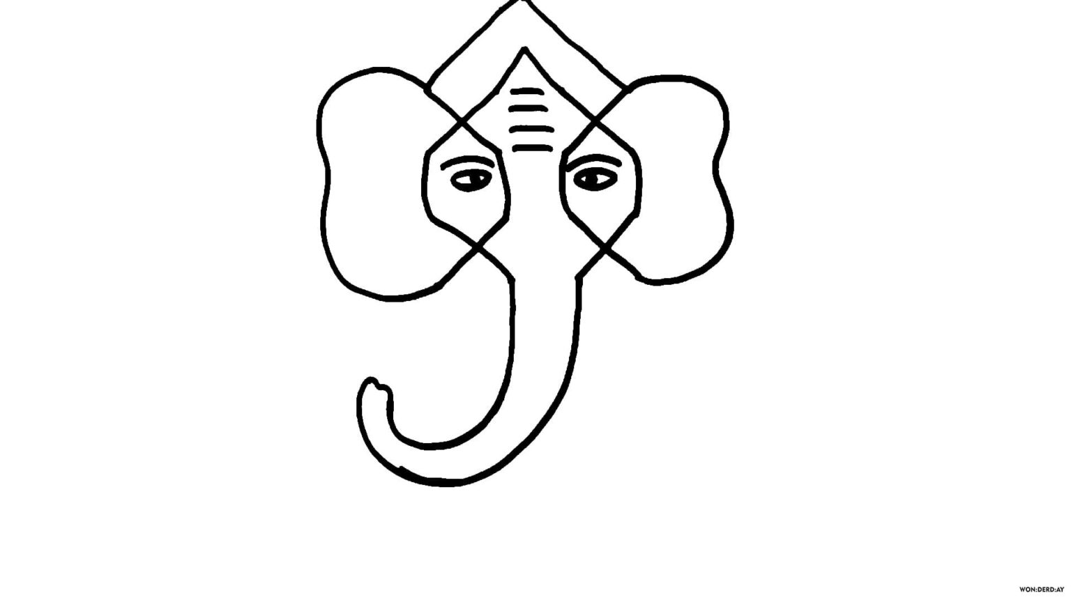 How to Draw Ganesha. 20 Pencil Drawing Lessons | WONDER DAY — Coloring