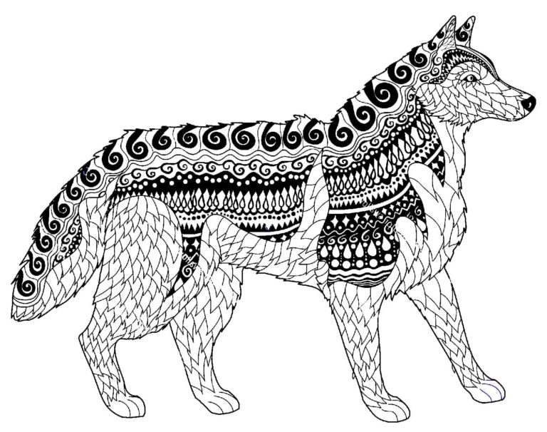 Husky Coloring Pages. Print for Free | WONDER DAY — Coloring pages for