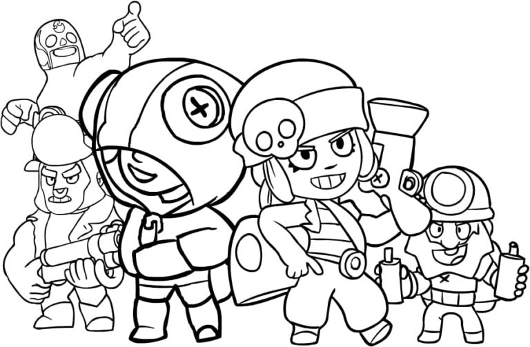 Dibujos De Leon Brawl Stars Para Colorear Imprimir O Pintar