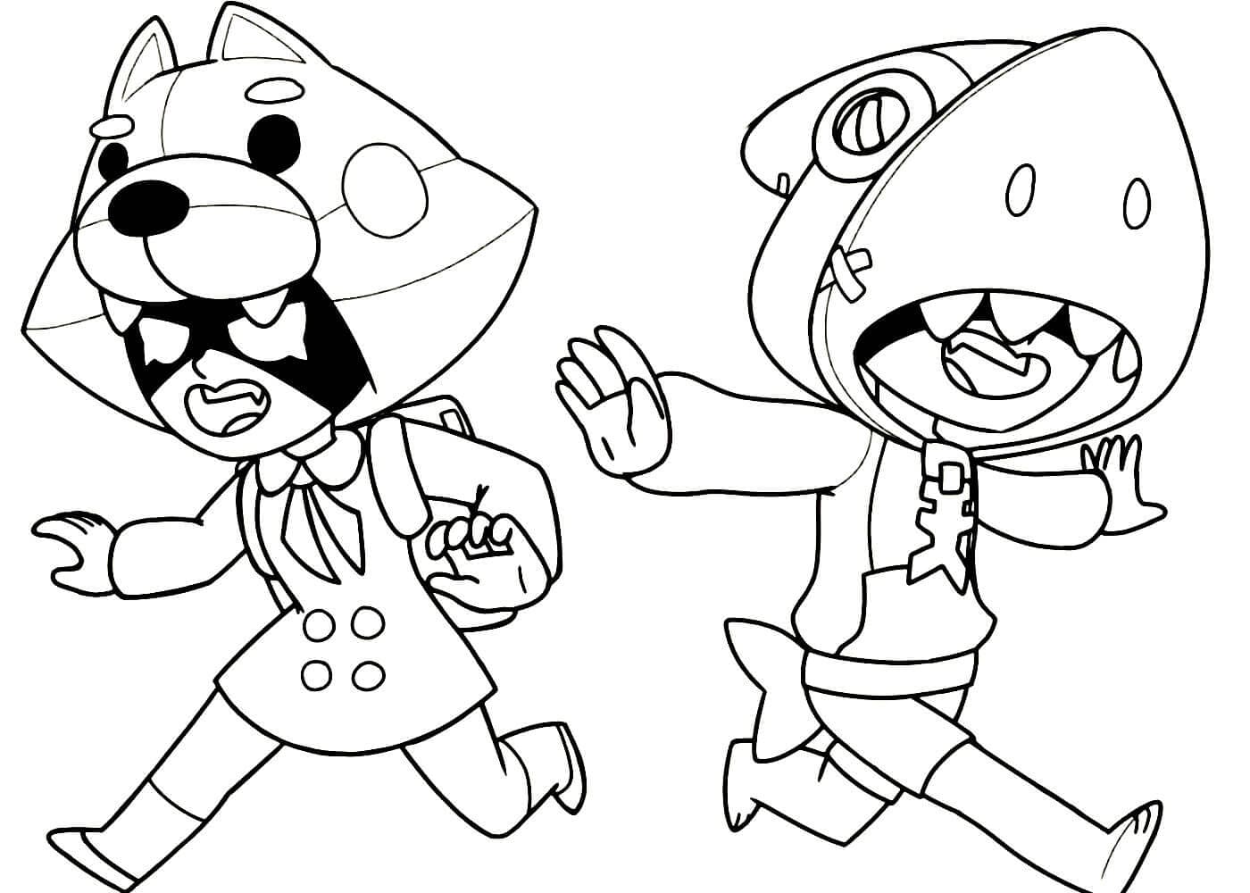 Leon Brawl Stars Coloring Pages Print For Free Wonder Day Coloring Pages For Children And Adults - brawl star leon colorir