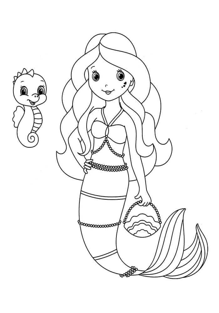 little mermaid 3 coloring pages