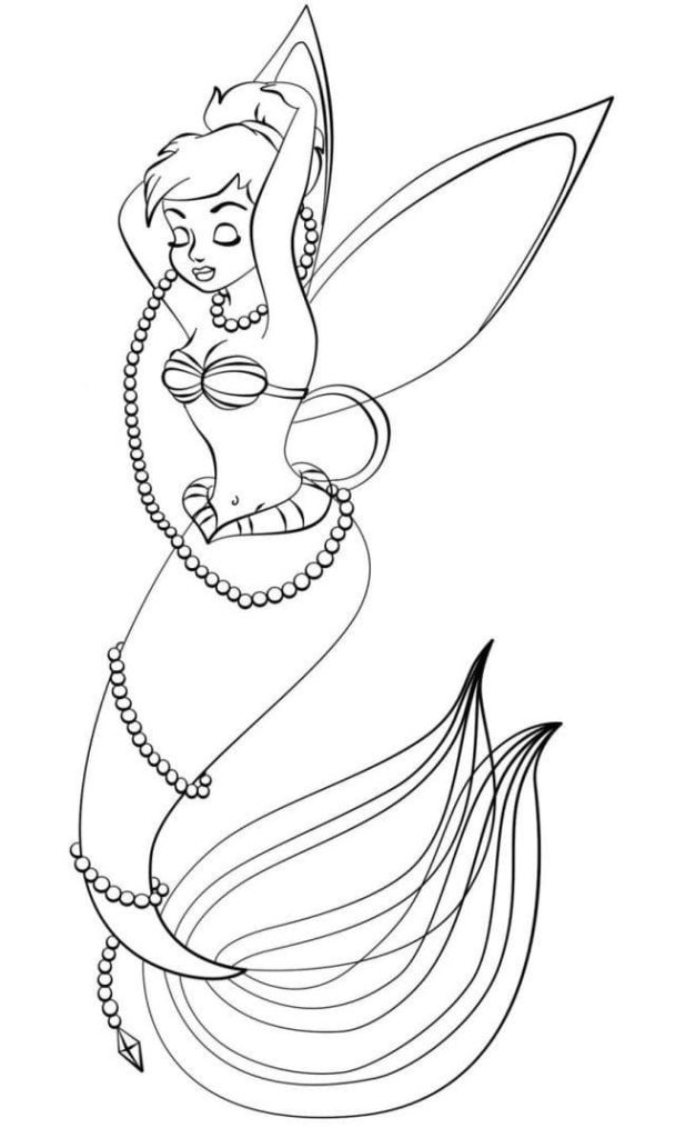 Mermaid Coloring Pages. 120 Images to Print