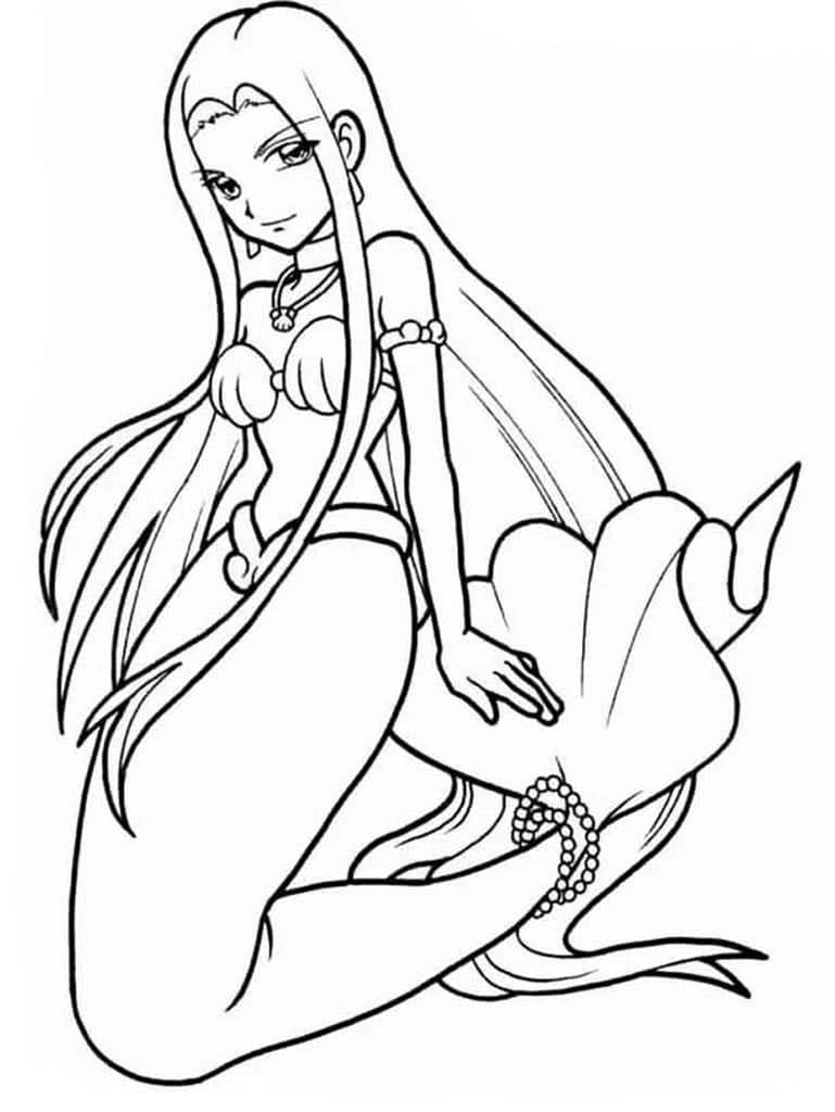 10 Pics Of Cute Mermaid Coloring Pages  Cartoon Transparent PNG   4035x7437  Free Download on NicePNG