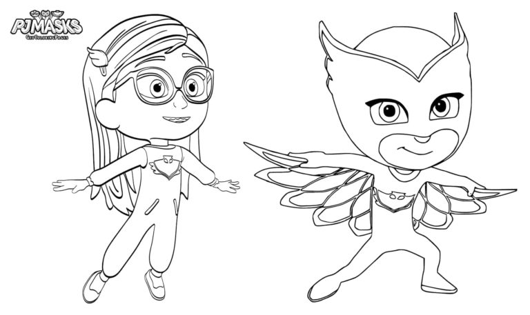 PJ Masks coloring pages. Print for free | WONDER DAY — Coloring pages ...