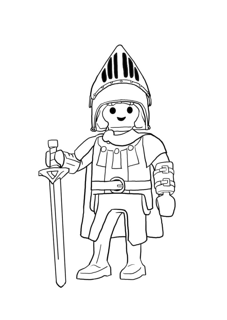 Desenhos de Playmobil para colorir. Imprima gratuitamente