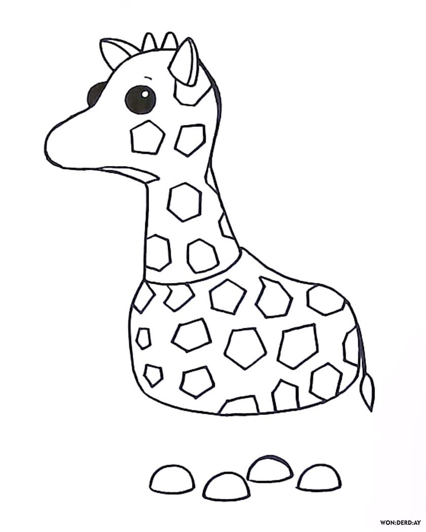 Coloring Pages Adopt Me Print For Free Wonder Day Com - roblox adopt me pets giraffe