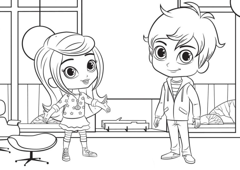 Shimmer and Shine Coloring Pages. Print for free. Best collection