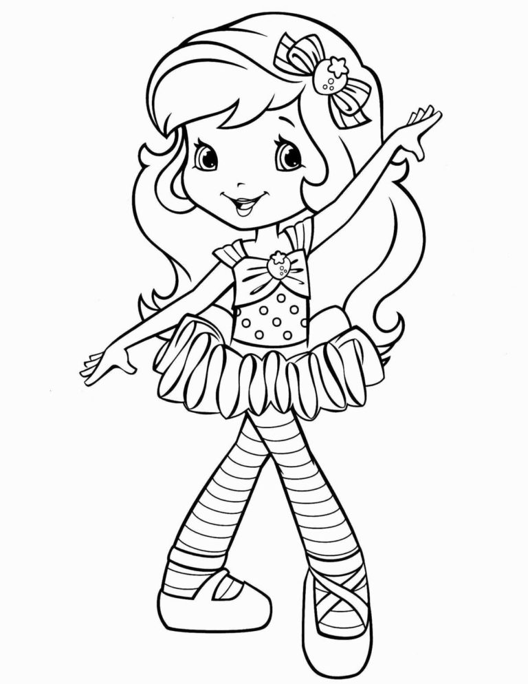 Ausmalbilder Strawberry Shortcake. Kostenlos drucken
