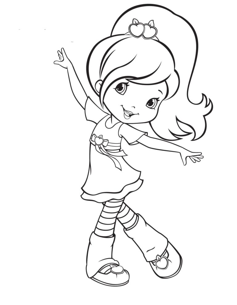 Coloring pages Strawberry Shortcake. Free printable