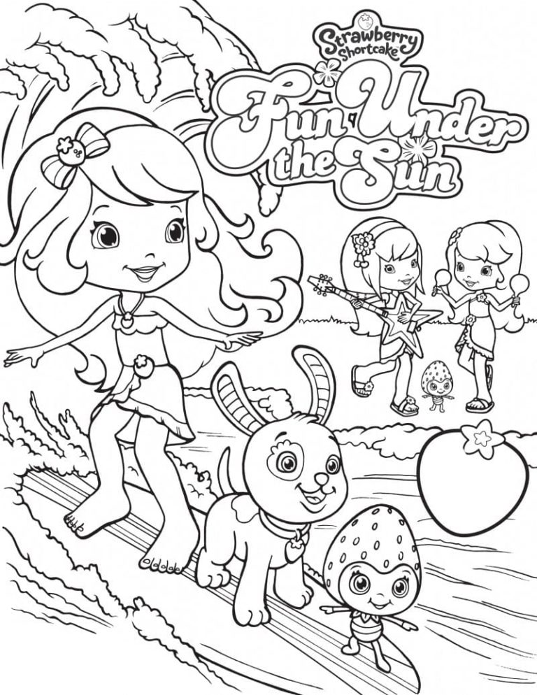 Ausmalbilder Strawberry Shortcake. Kostenlos drucken Ausmalbilder Strawberry Shortcake. Kostenlos drucken