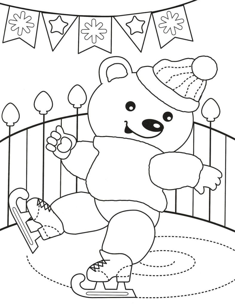 Desenhos para colorir para crianças de 4 anos