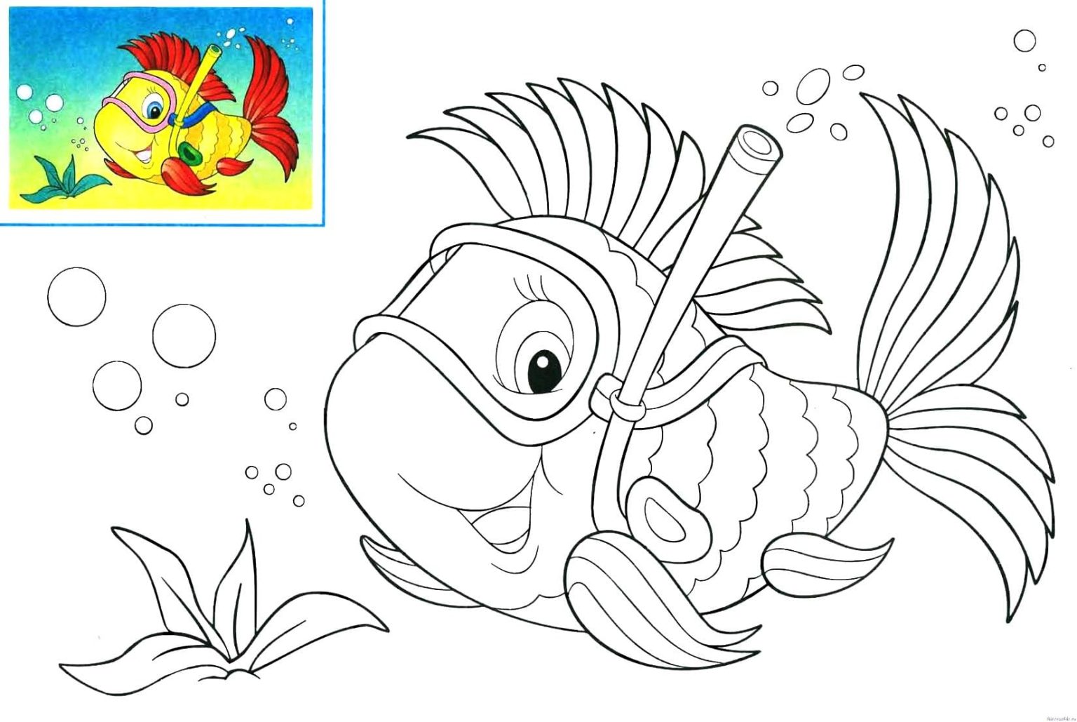 Ausmalbilder für Kinder ab 5 Jahren. Kostenlos drucken