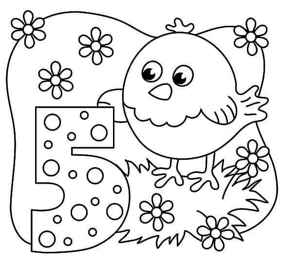 Desenhos para Colorir para crianças de 5 anos