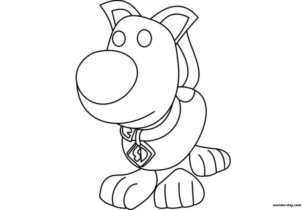 Adopt Me Coloring pages