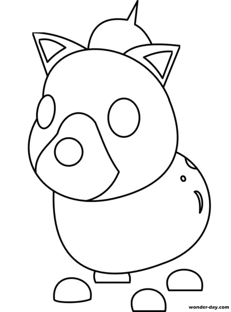 Adopt Me Coloring pages | Wonder-day.com