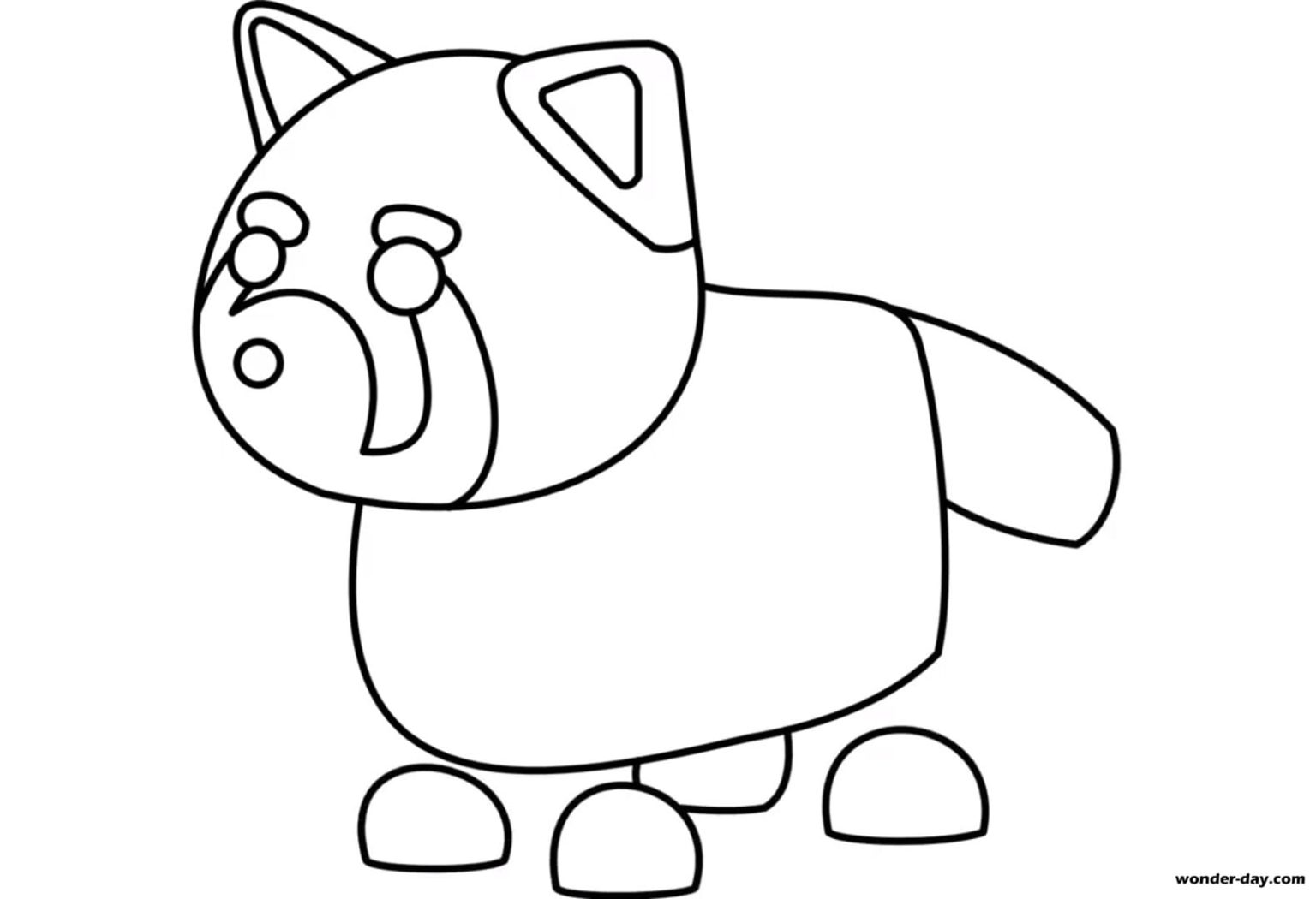 Coloring pages Adopt Me. Print for free | Wonder-day.com