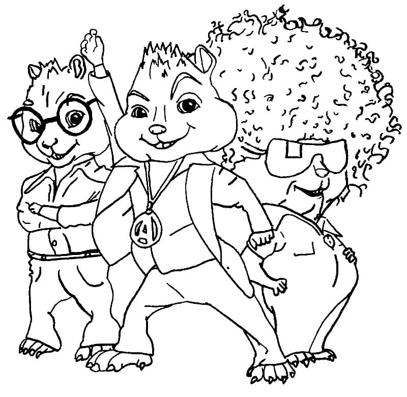 chipettes coloring pages games free