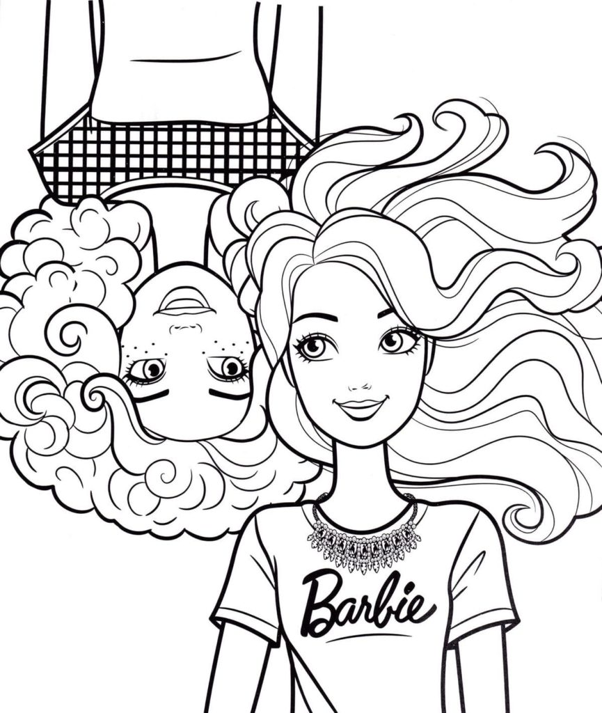 Dibujos de Barbie para Colorear para Niñas (120 Imagenes)