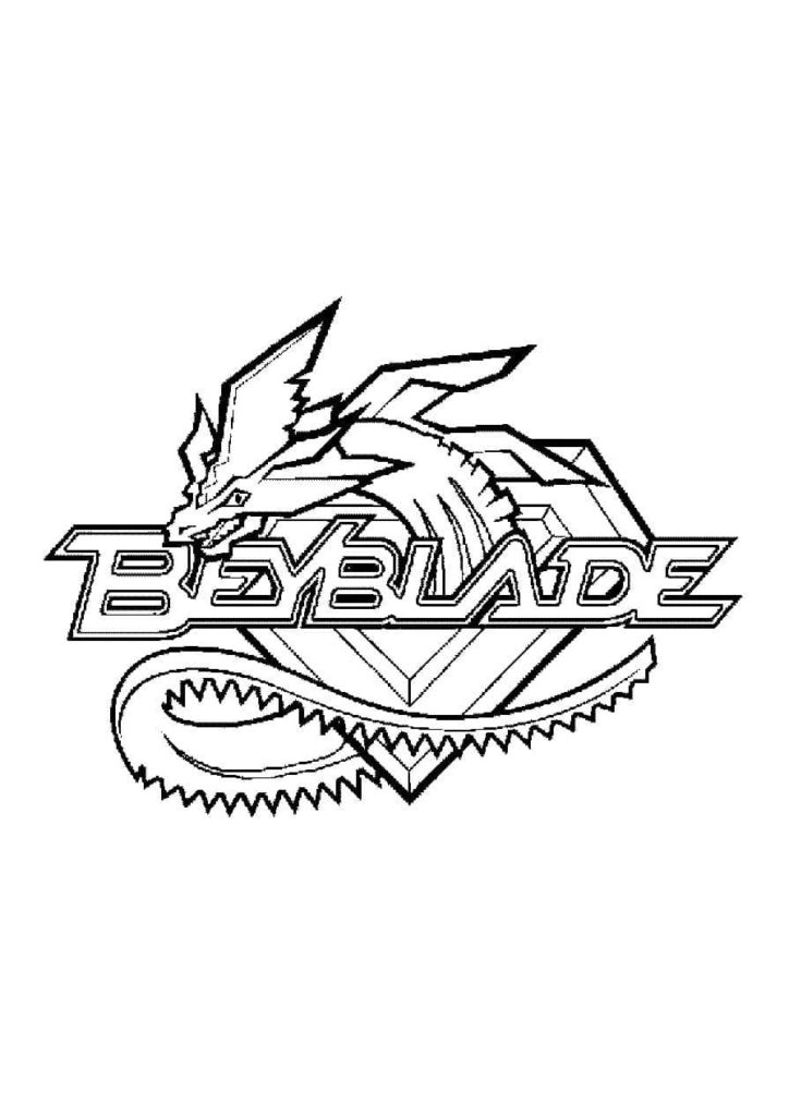 Dibujos de Beyblade para colorear. 100 Imágenes para imprimir