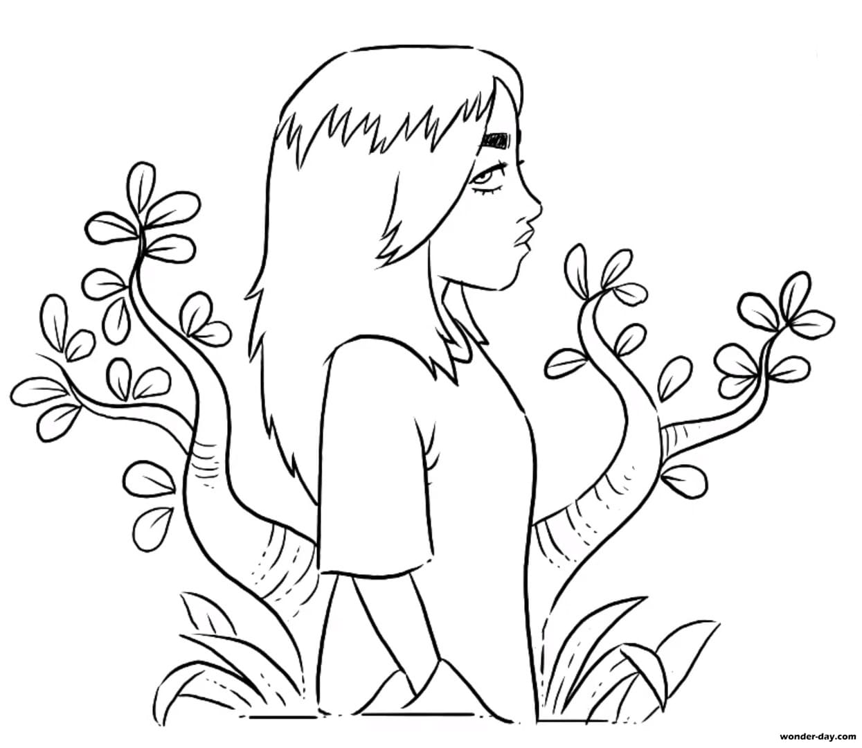 Download Coloring Pages Billie Eilish. Download or print for free