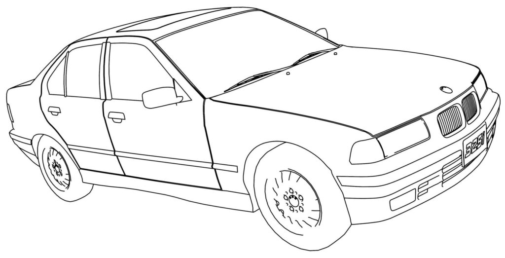 BMW Coloring Pages. Print for Kids
