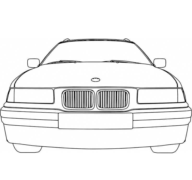 Desenhos de BMW para colorir. Imprima gratuitamente