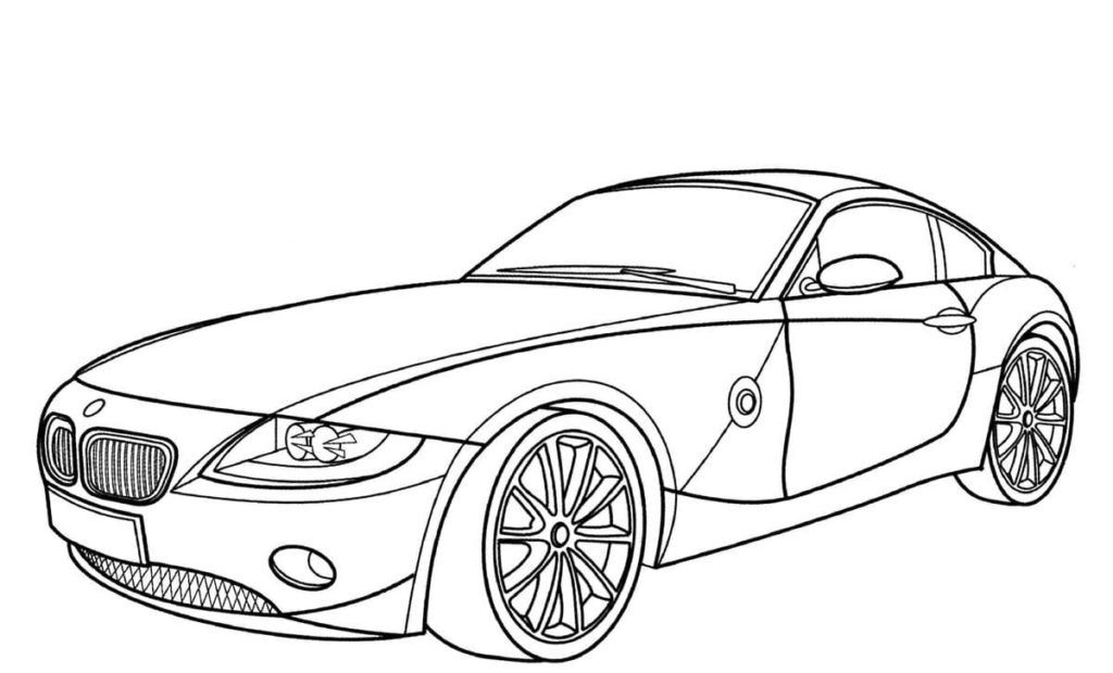 BMW Coloring Pages. Print for Kids