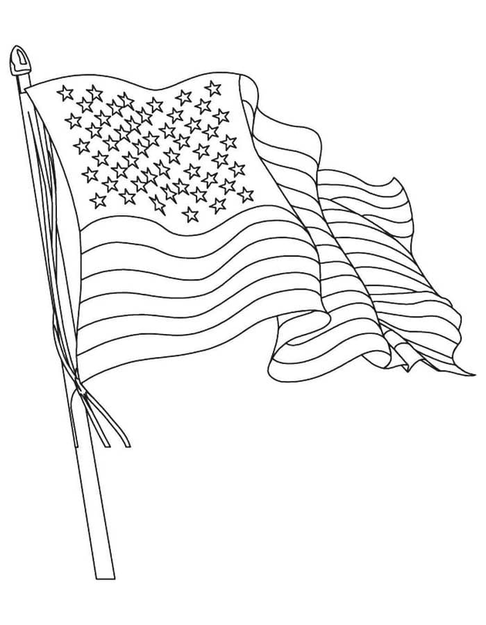 Dibujos de Estados Unidos para colorear